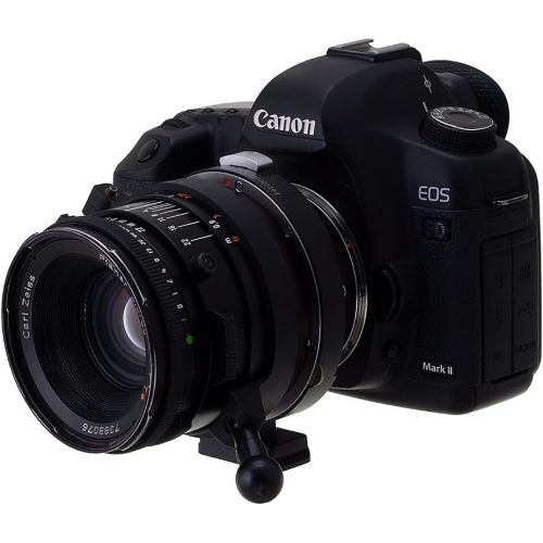  Fotodiox Pro Lens Mount Shift Adapter - Hasselblad V-Mount SLR Lenses to Canon EOS (EF, EF-S) Mount SLR Camera Body