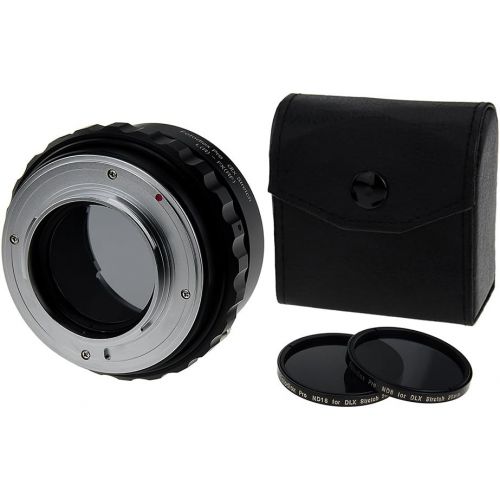  Fotodiox DLX Stretch Lens Mount Adapter - Leica R SLR Lens to fuji film X-Series Mirrorless Camera Body with Macro Focusing Helicoid and Magnetic Drop-In Filters