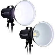 Fotodiox LED200WA-56 Daylight Studio LED Kit - Set of 2x High-Intensity LED Studio Lights for Still and Video with Dimmable Control