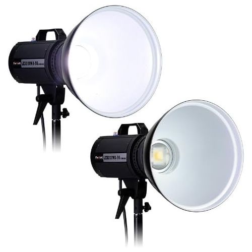  Fotodiox LED200WA-56 Daylight Studio LED Kit - Set of 2x High-Intensity LED Studio Lights for Still and Video with Dimmable Control