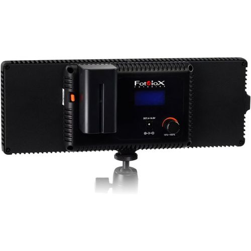  Fotodiox Pro FlapJack LED Edge Light C-200L - 4x11-Inch Long Rectangle Ultrathin, Ultrabright Professional Daylight LED Dimmable PhotoVideo Light Kit with Case, Battery and Charge