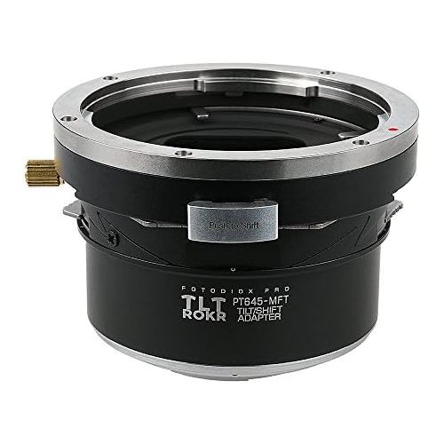  Fotodiox Pro TLT ROKR - TiltShift Lens Mount Adapter for Pentax 645 (P645) Mount SLR Lenses to Micro Four Thirds (MFT, M43) Mount Mirrorless Camera Body