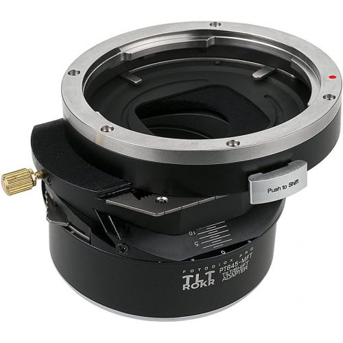  Fotodiox Pro TLT ROKR - TiltShift Lens Mount Adapter for Pentax 645 (P645) Mount SLR Lenses to Micro Four Thirds (MFT, M43) Mount Mirrorless Camera Body