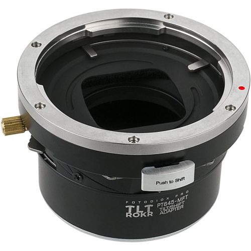  Fotodiox Pro TLT ROKR - TiltShift Lens Mount Adapter for Pentax 645 (P645) Mount SLR Lenses to Micro Four Thirds (MFT, M43) Mount Mirrorless Camera Body