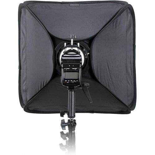  Fotodiox Foldable 32x32in (80x80cm) 2x Softbox Flash Kit with Remote Triggers for Nikon - Two Collapsible Softboxes and Speedlight Brackets with PocketWonder Elite TTL Pass-Thru Ki
