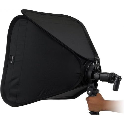  Fotodiox Foldable 32x32in (80x80cm) 2x Softbox Flash Kit with Remote Triggers for Nikon - Two Collapsible Softboxes and Speedlight Brackets with PocketWonder Elite TTL Pass-Thru Ki