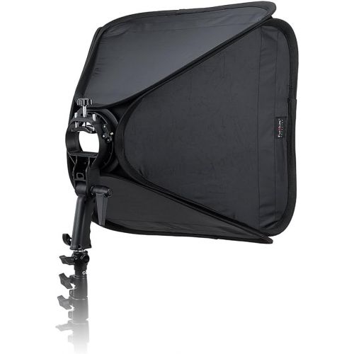  Fotodiox Foldable 32x32in (80x80cm) 2x Softbox Flash Kit with Remote Triggers for Nikon - Two Collapsible Softboxes and Speedlight Brackets with PocketWonder Elite TTL Pass-Thru Ki