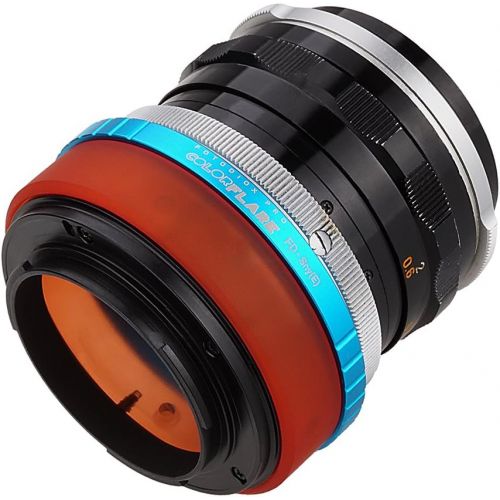  Fotodiox ArtFX ColorFlare Fusion Smart Adapter for Canon EOS (EFEF-S) DSLR Lens to Sony Alpha E-Mount Camera Body - Light LeakFlare Inducing Adapter