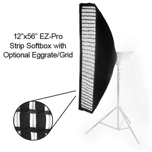  Fotodiox EZ-Pro Strip Softbox 12x56 with Speedring for Nikon Flash SB-910, SB-900, SB-800, SB-700, SB-600, SB-400 and more