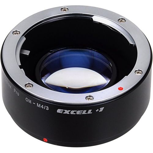  Fotodiox Fotodiox Pro Excell+1 Lens Adapter w Focal Reducing Light Gathering Optics - OM Lens to MFT Camera