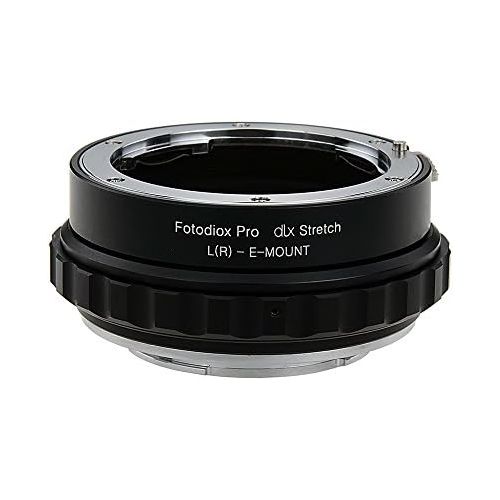  Fotodiox DLX Stretch Lens Mount Adapter - Leica R SLR Lens to Sony Alpha E-Mount Mirrorless Camera Body with Macro Focusing Helicoid and Magnetic Drop-In Filters