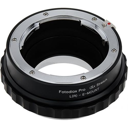  Fotodiox DLX Stretch Lens Mount Adapter - Leica R SLR Lens to Sony Alpha E-Mount Mirrorless Camera Body with Macro Focusing Helicoid and Magnetic Drop-In Filters