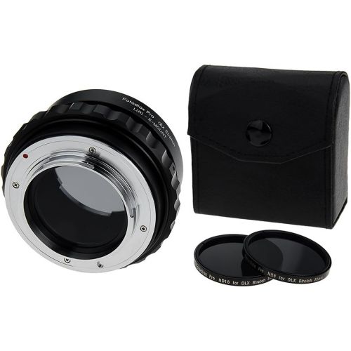  Fotodiox DLX Stretch Lens Mount Adapter - Leica R SLR Lens to Sony Alpha E-Mount Mirrorless Camera Body with Macro Focusing Helicoid and Magnetic Drop-In Filters