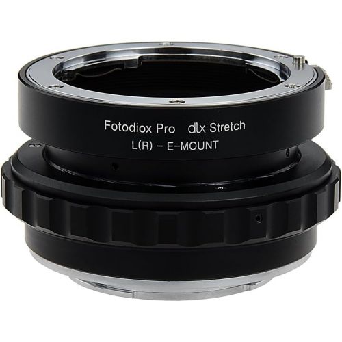  Fotodiox DLX Stretch Lens Mount Adapter - Leica R SLR Lens to Sony Alpha E-Mount Mirrorless Camera Body with Macro Focusing Helicoid and Magnetic Drop-In Filters