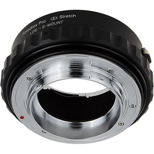  Fotodiox DLX Stretch Lens Mount Adapter - Leica R SLR Lens to Sony Alpha E-Mount Mirrorless Camera Body with Macro Focusing Helicoid and Magnetic Drop-In Filters