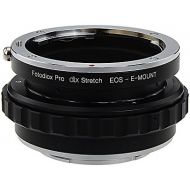 Fotodiox DLX Stretch Lens Mount Adapter - Canon EOS (EFEF-S) DSLR Lens to Sony Alpha E-Mount Mirrorless Camera Body with Macro Focusing Helicoid and Magnetic Drop-In Filters