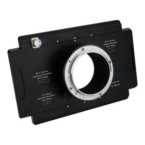  Fotodiox Pro Hasselblad XCD Mount Mirrorless Digital Camera Back (Such as X1D-50c) to Large Format 4x5, Black (4x5-xcd-pro)