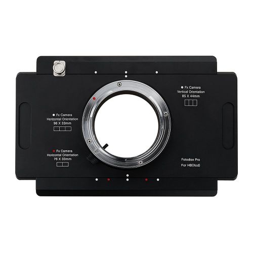  Fotodiox Pro Hasselblad XCD Mount Mirrorless Digital Camera Back (Such as X1D-50c) to Large Format 4x5, Black (4x5-xcd-pro)