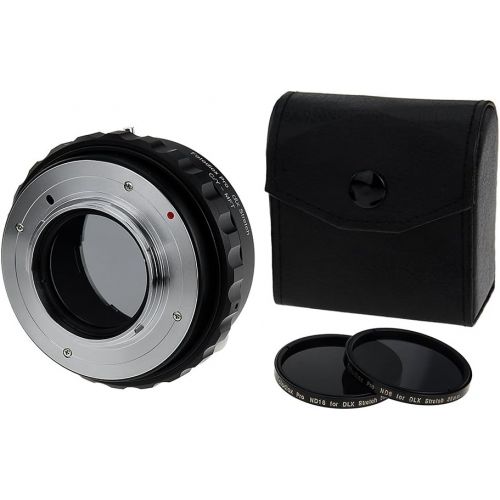  Fotodiox DLX Stretch Lens Mount Adapter - ContaxYashica (CY) SLR Lens to Micro Four Thirds (MFT, M43) Mount Mirrorless Camera Body with Macro Focusing Helicoid and Magnetic Drop-