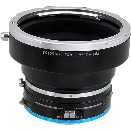  Fotodiox Pro Lens Mount Shift Adapter - Pentax 6x7 (P67, PK67) Mount SLR Lens to X-Series Mirrorless Camera