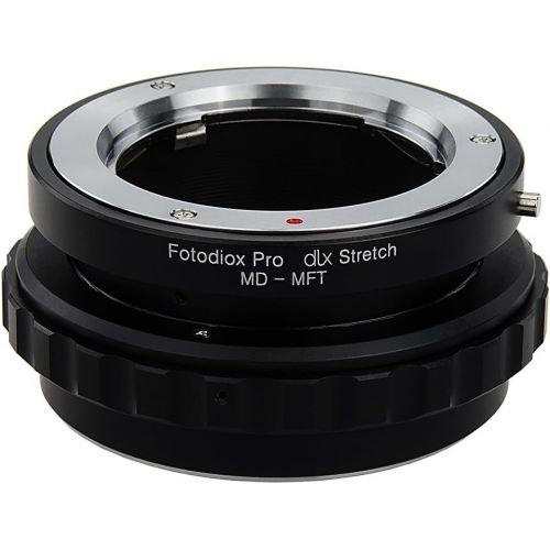  Fotodiox DLX Stretch Lens Mount Adapter - Minolta Rokkor (SRMDMC) SLR Lens to Micro Four Thirds (MFT, M43) Mount Mirrorless Camera Body with Macro Focusing Helicoid and Magnetic