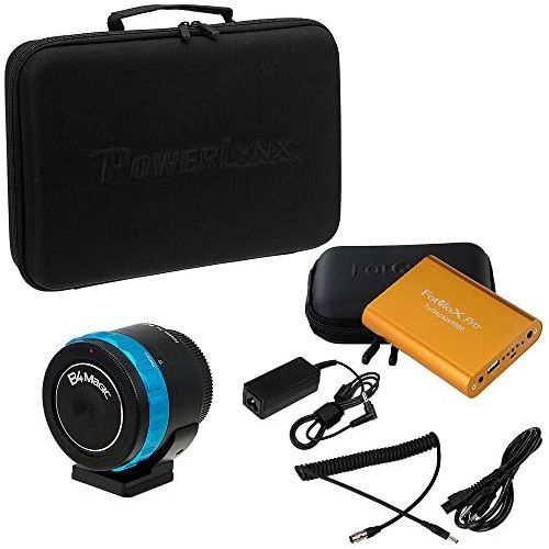  Fotodiox Pro PowerLynx 12-Pin Kit, B4 Lens to MFT Black Magic Pocket Cinema Adapter & Turbopack 9000 Battery w12 Pin Cable