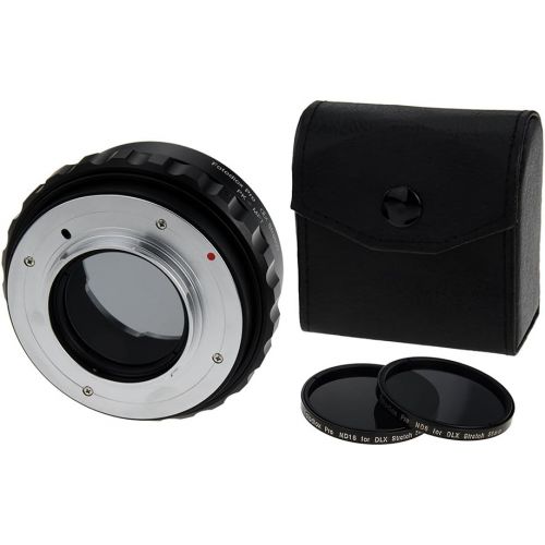  Fotodiox DLX Stretch Lens Mount Adapter - Pentax K Mount (PK) SLR Lens to Micro Four Thirds (MFT, M43) Mount Mirrorless Camera Body with Macro Focusing Helicoid and Magnetic Drop-