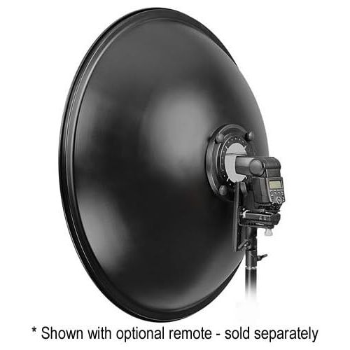  Fotodiox Pro Beauty Dish 28 with Speedring for Canon Flash Speedlite 600EX-RT, 580EX, 580EX II, 430EX, 430EX II and more