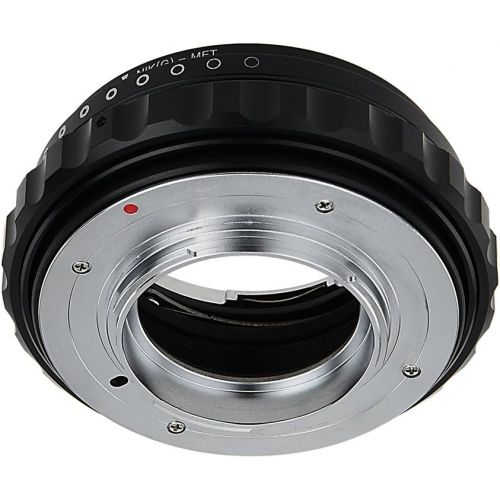  Fotodiox DLX Stretch Lens Mount Adapter - Nikon Nikkor F Mount G-Type DSLR Lens to Micro Four Thirds (MFT, M43) Mount Mirrorless Camera Body with Macro Focusing Helicoid and Magn