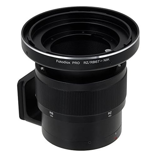  Fotodiox Pro Lens Mount Adapter - Mamiya RB67RZ67 Mount Lens to Nikon F Mount SLR Camera Body with Built-In Focusing Helicoid