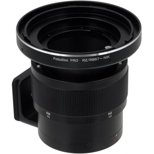  Fotodiox Pro Lens Mount Adapter - Mamiya RB67RZ67 Mount Lens to Nikon F Mount SLR Camera Body with Built-In Focusing Helicoid