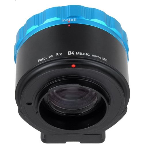  Fotodiox Pro B4 Magic Adapter - B4 (23) Lenses to Black Magic MFT Cinema Cameras
