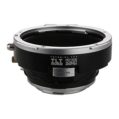  Fotodiox Pro TLT ROKR - TiltShift Lens Mount Adapter for Pentax 6x7 (P67, PK67) Mount SLR Lenses to Canon EOS (EF, EF-S) Mount SLR Camera Body