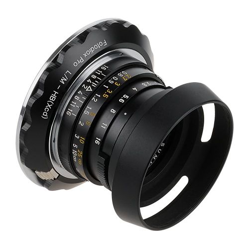  Fotodiox Pro Leica M Rangefinder Lens to Hasselblad XCD Mount Mirrorless Digital Camera Systems (Such as X1D-50c and More), Black (lm-xcd-Pro)