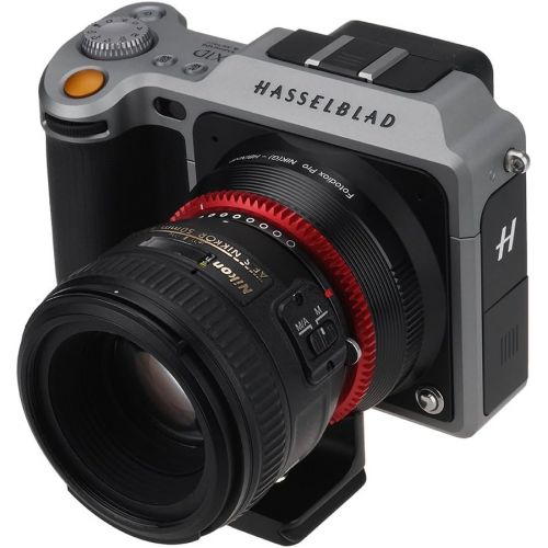  Fotodiox Pro Leica M Rangefinder Lens to Hasselblad XCD Mount Mirrorless Digital Camera Systems (Such as X1D-50c and More), Black (lm-xcd-Pro)