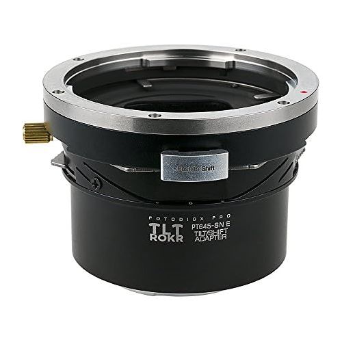  Fotodiox Pro TLT ROKR - TiltShift Lens Mount Adapter for Pentax 645 (P645) Mount SLR Lenses to Sony Alpha E-Mount Mirrorless Camera Body