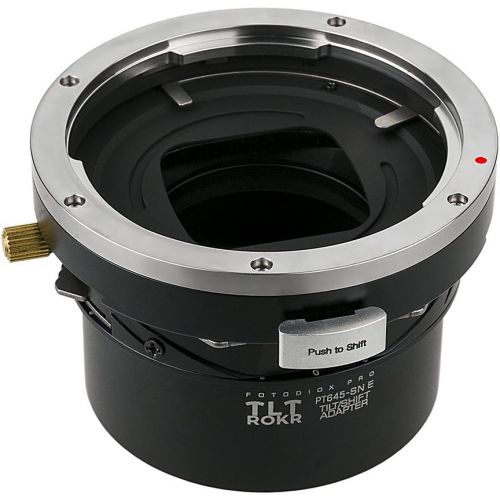  Fotodiox Pro TLT ROKR - TiltShift Lens Mount Adapter for Pentax 645 (P645) Mount SLR Lenses to Sony Alpha E-Mount Mirrorless Camera Body
