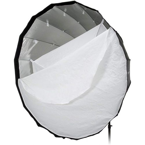  Fotodiox Deep EZ-Pro 48in (120cm) Parabolic Softbox - Quick Collapsible Softbox with Bowens Speedring for Bowens, Interfit and Compatible Lights