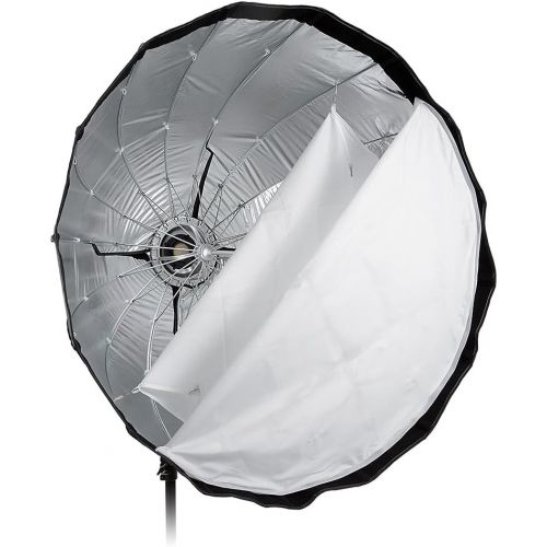  Fotodiox Deep EZ-Pro 48in (120cm) Parabolic Softbox - Quick Collapsible Softbox with Bowens Speedring for Bowens, Interfit and Compatible Lights