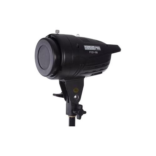  Fovitec StudioPRO 600 Watt AP-600 Professional Monolight Flash Strobe Light with S-type Bowens Style Mount and 7 Standard S-type Bowens Reflector, modeling lamp, for Portrait Locat