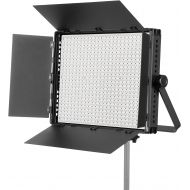 Fovitec - 1x Bi Color 1200 XB LED Panel wBarndoor, Filters & Case - [95+ CRI][Continuous Lighting][Stepless Knobs][V-Lock Compatible][3200-5600K]