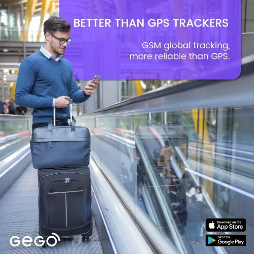  [아마존베스트]GEGO Worldwide Tracker - Personal Global Real Time Tracking Device Tracks Anything or Anyone Anywhere (3G/Bluetooth with Mobile App) White