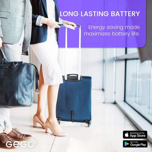  [아마존베스트]GEGO Worldwide Tracker - Personal Global Real Time Tracking Device Tracks Anything or Anyone Anywhere (3G/Bluetooth with Mobile App) White