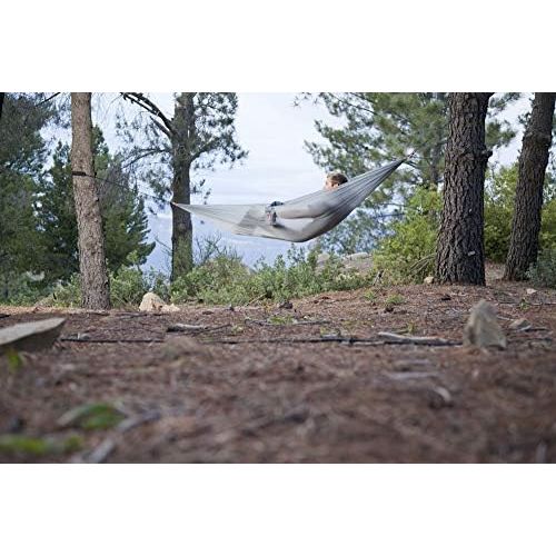  Grand Trunk Single Hammock: Nano 7 Premium Ultra Light Made with Ripstop Nylon for Camping and Travel Includes Carabiners