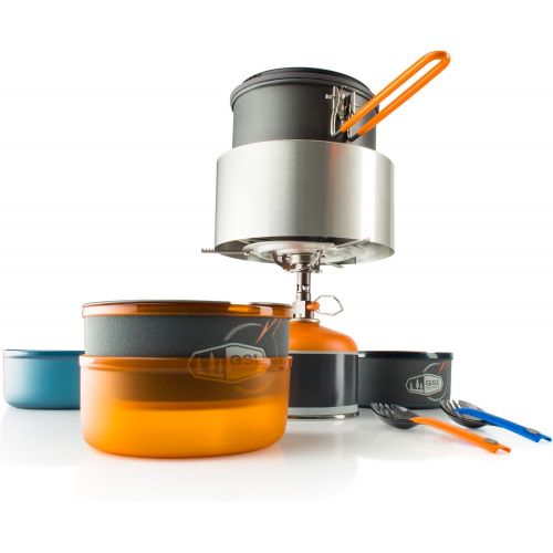  GSI Outdoors - Pinnacle Dualist Complete, Camping Cook Set, Superior Backcountry Cookware Since 1985