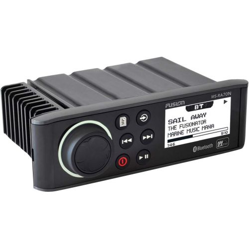 가민 [아마존베스트]Garmin Fusion MS-RA70N Stereo with 4x50W AM/FM/Bluetooth 2-Zone USB NMEA 2000 Fusion Link Wireless Control for Fusion Link App