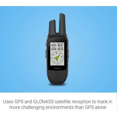 가민 Garmin Rino 755t, Rugged Handheld 2-Way RadioGPS Navigator with Camera and Preloaded TOPO Mapping