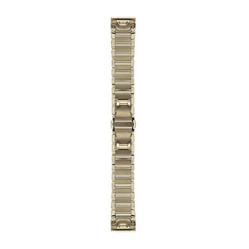 가민 Garmin 010-12739-02 Quickfit 20 Watch Band - Rose Gold-Tone Stainless Steel - Accessory Band for Fenix 5S PlusFenix 5S