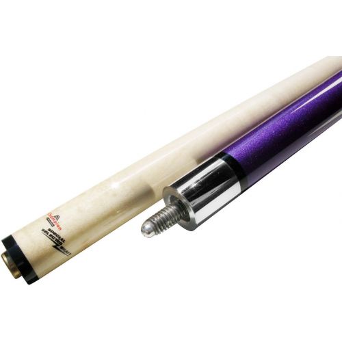  Gator Champion Blue TR5 or Purple TR6 Pool Cue Stick (516 x 18), White or Black Hard Case, Cuetec Glove