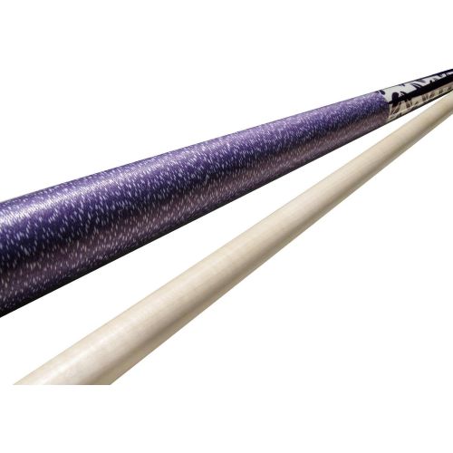  Gator Champion Blue TR5 or Purple TR6 Pool Cue Stick (516 x 18), White or Black Hard Case, Cuetec Glove